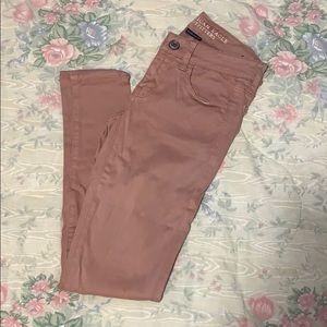 American eagle dusty pink jegging